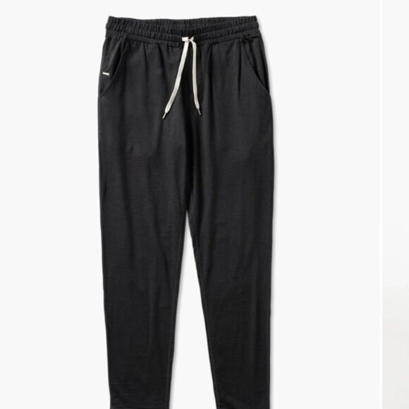 NWT Vuori Mens Ponto Performance DreamKnit pants in heather black size Medium - Picture 1 of 6
